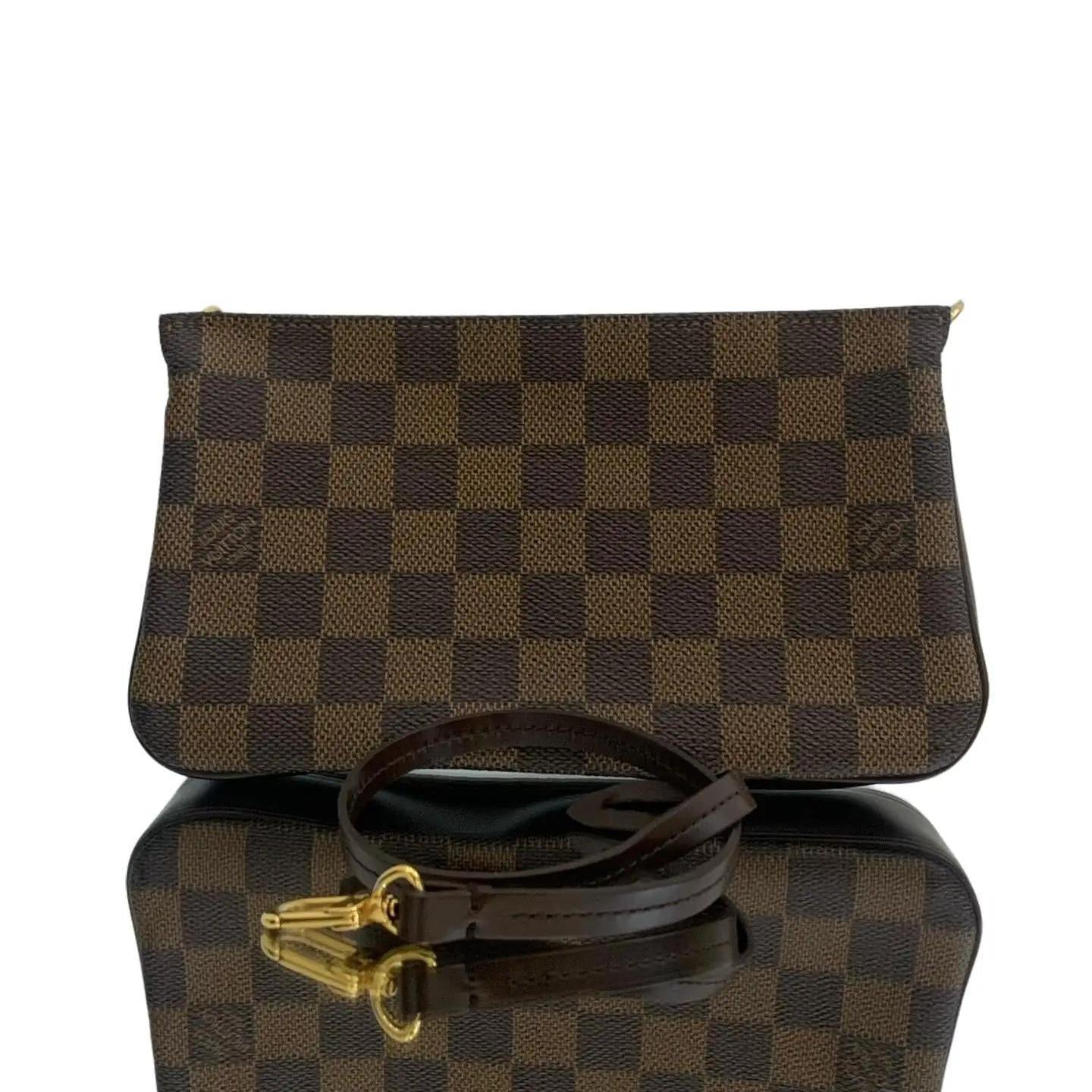 Louis Vuitton Navona Pochette Accessoires in Damier Ebene Canvas