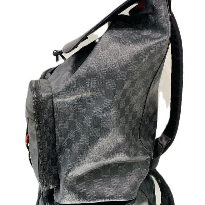 Louis Vuitton Grey Damier Graphite Utility Backpack
