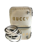 Gucci Guccy White Gold Minibag Crossbody Bag