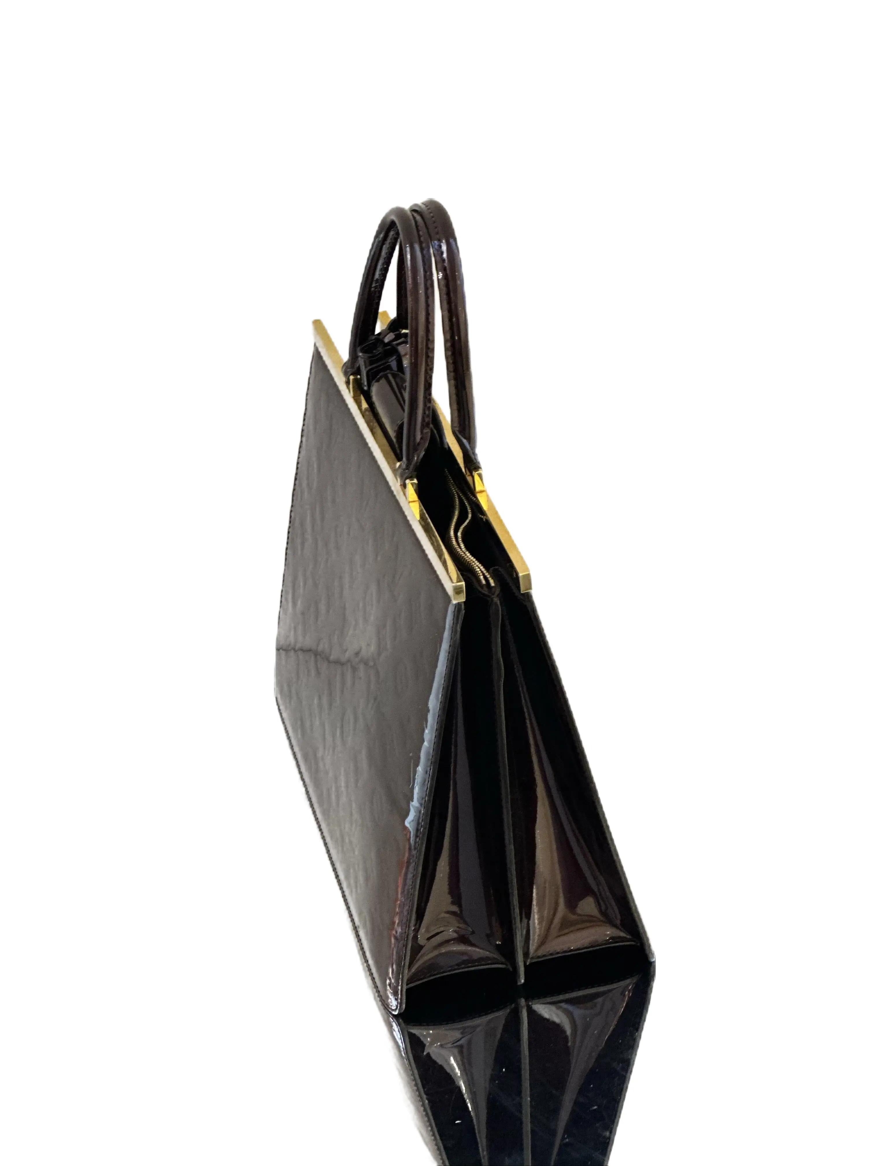 Louis Vuitton Amarante Monogram Vernis Deesse GM Bag