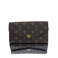 Louis Vuitton Monogram Portefeuille Sara Long Wallet Brown Snap