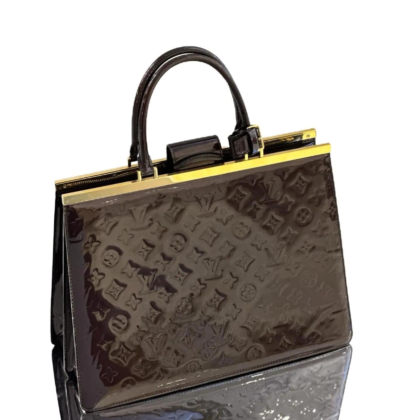 Louis Vuitton Amarante Monogram Vernis Deesse GM Bag