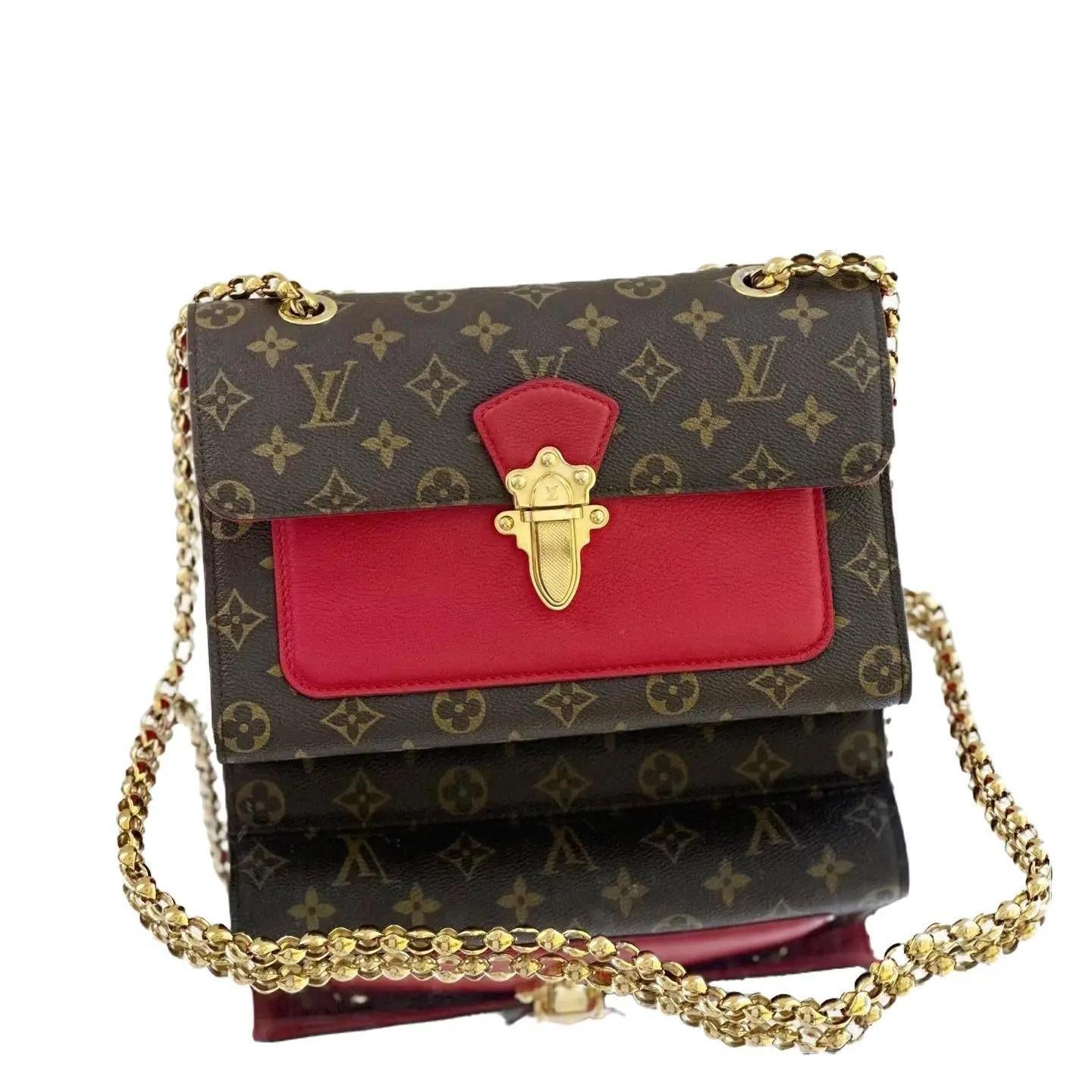 Louis Vuitton Monogram Victoire Cherry Chain Shoulder Bag