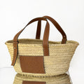 LOEWE Raffia Handbag Small Basket Bag