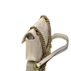 Gucci GG Marmont small shoulder bag in light grey leather