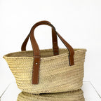 LOEWE Raffia Handbag Small Basket Bag