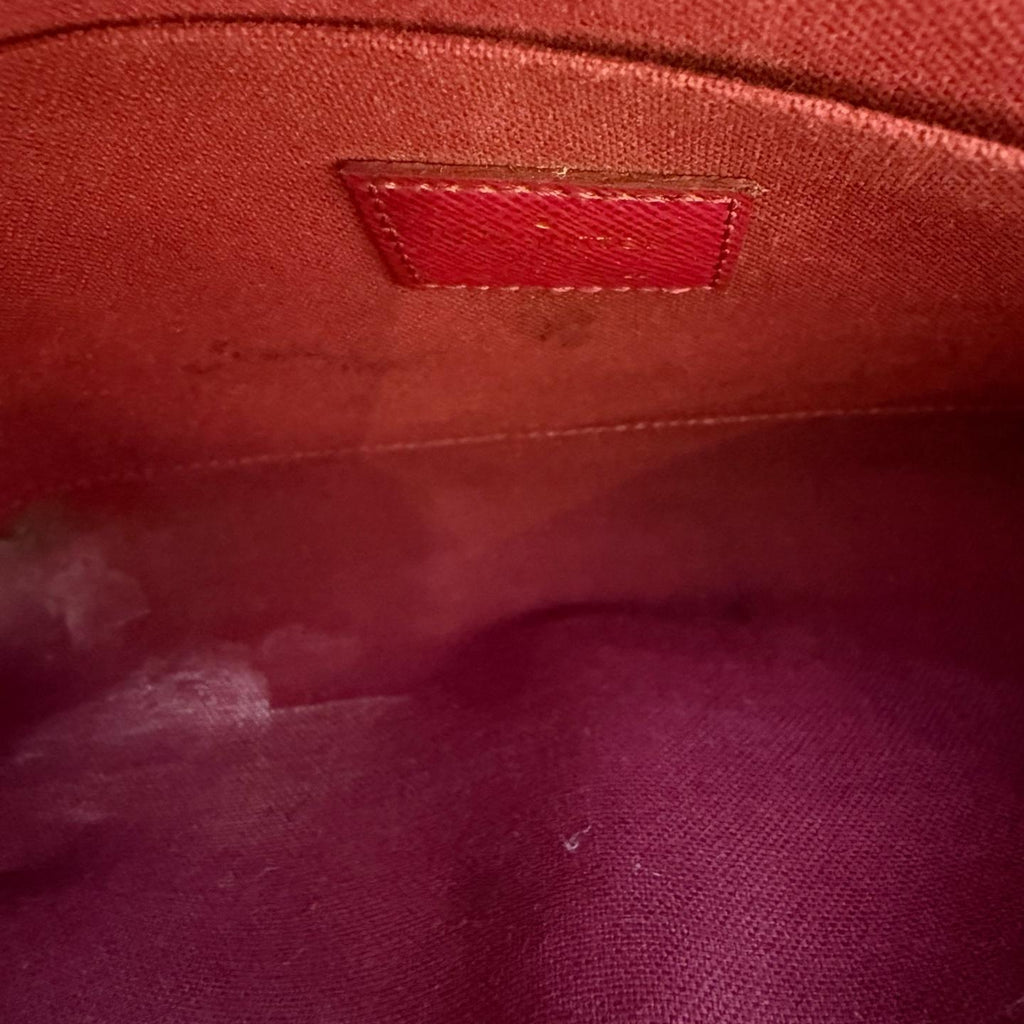 Louis Vuitton LV Empreinte Pochette Felicie Chain Wallet Brown