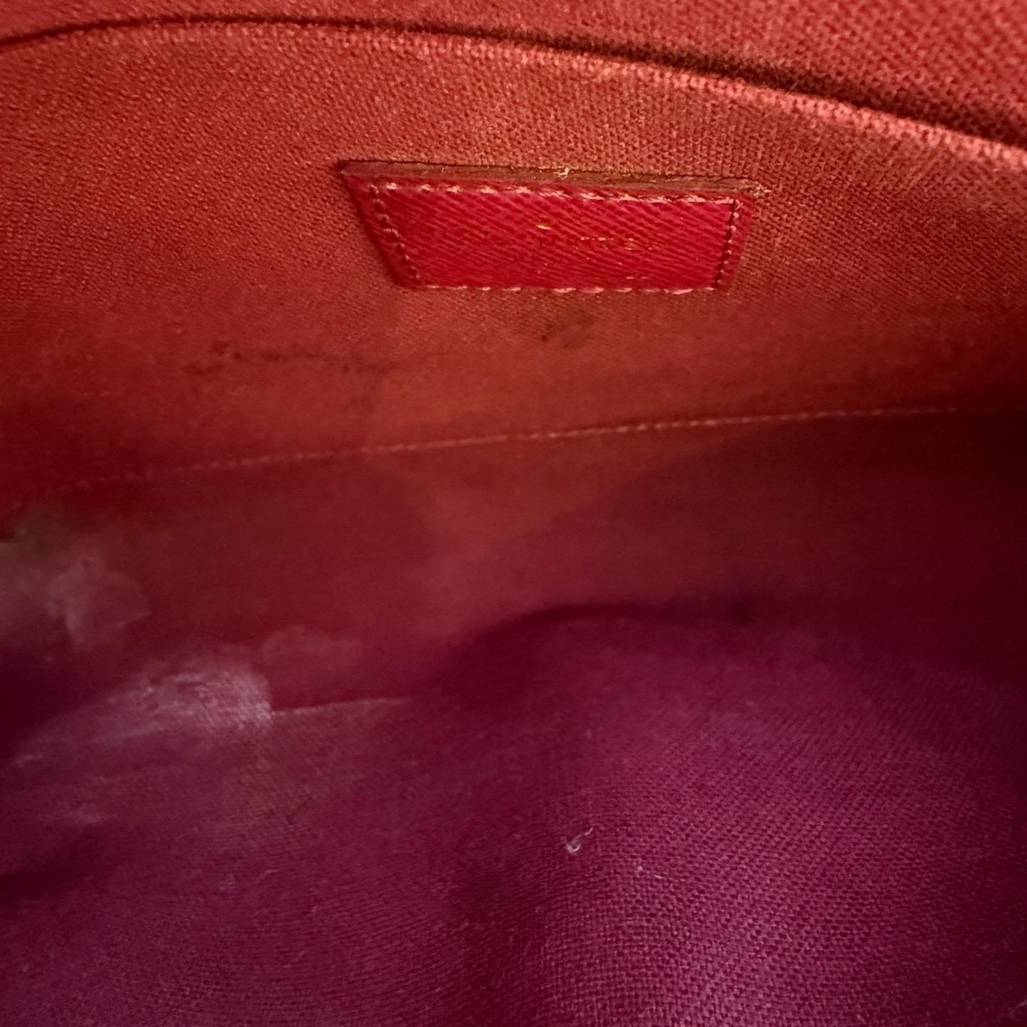 Louis Vuitton LV Empreinte Pochette Felicie Chain Wallet Brown