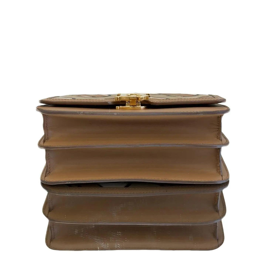 Burberry TB Flap Bag Monogram Intarsia Small
