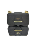 Prada Sidonie leather crossbody bag Black