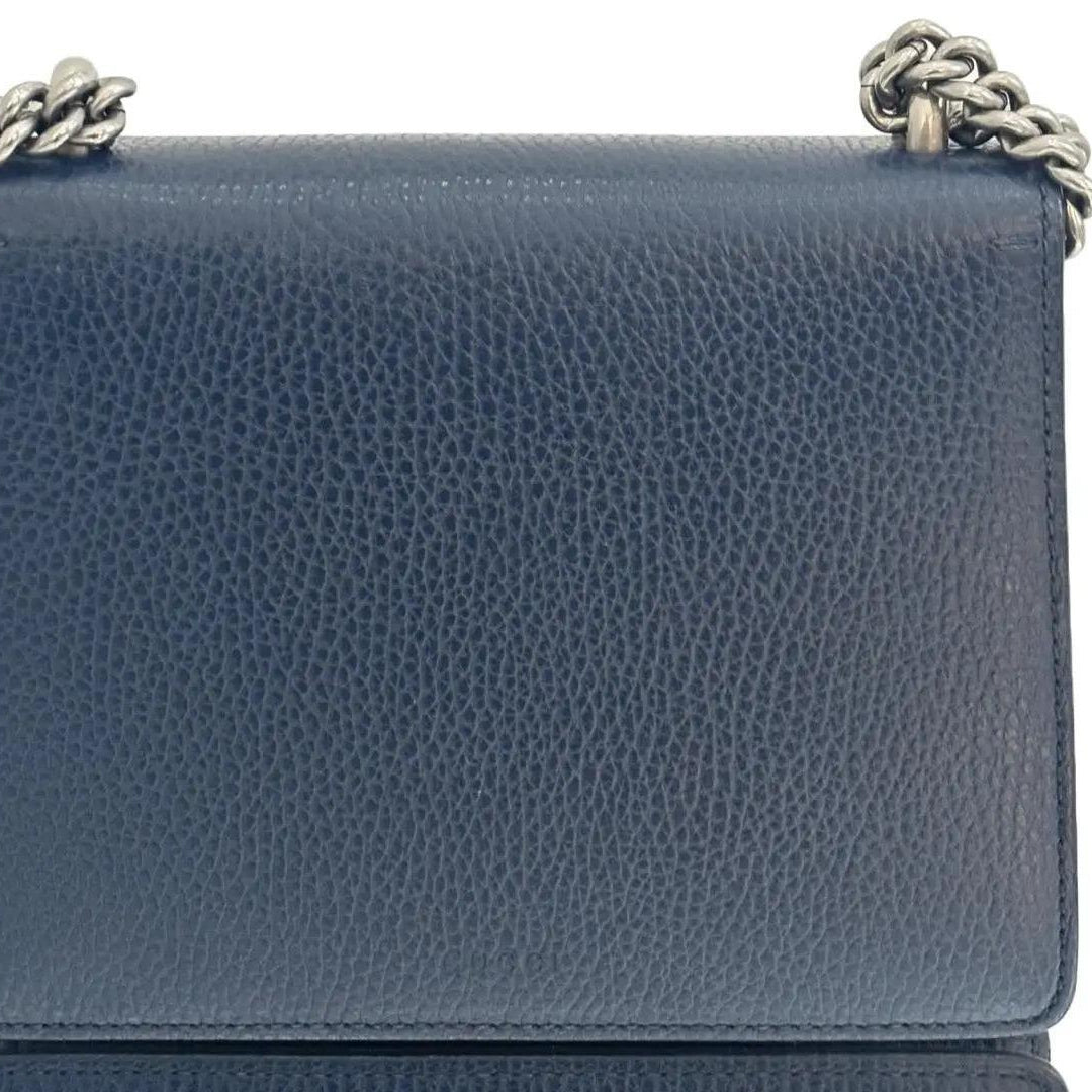 Gucci Dionysus handbag Blue in Leather