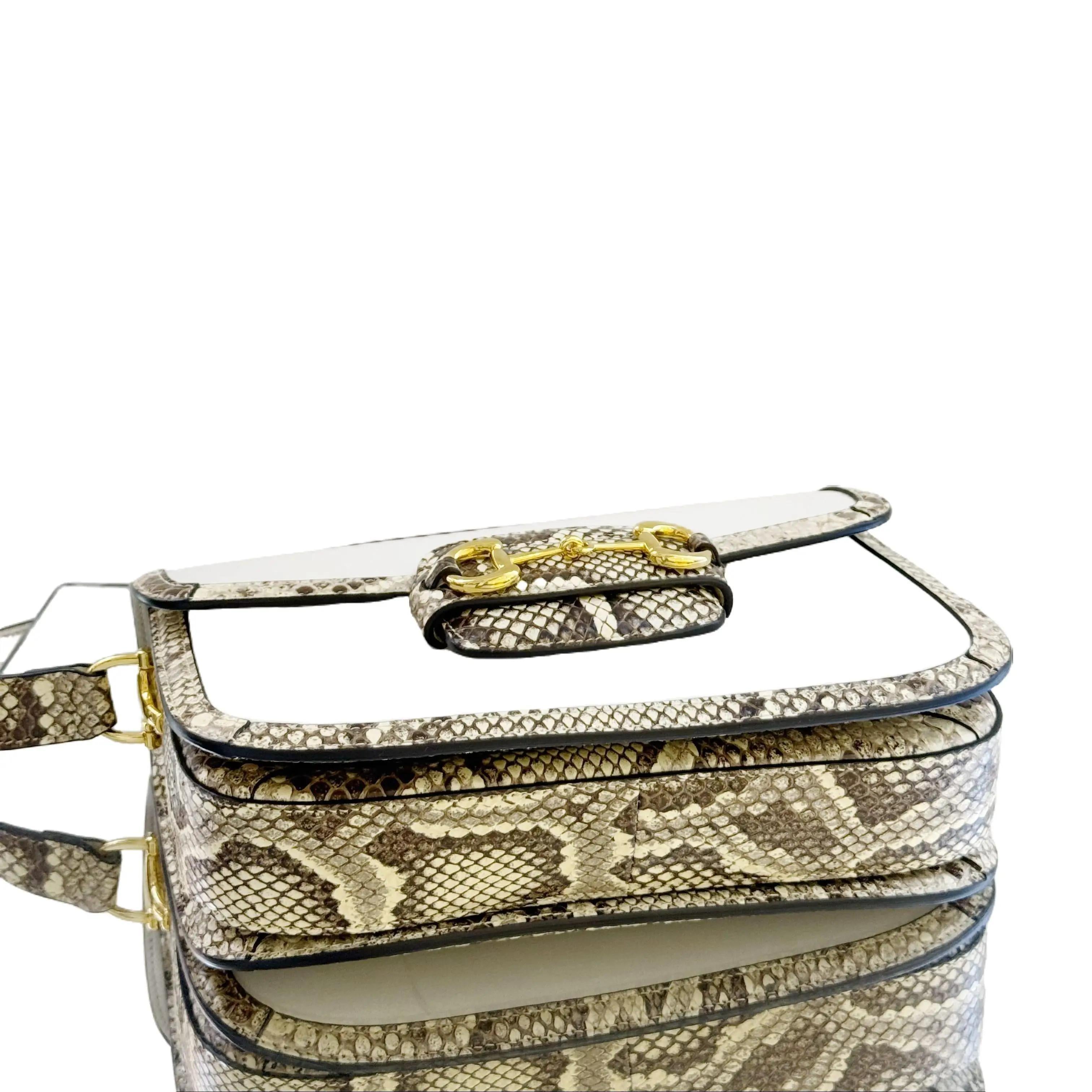 Gucci Horsebit 1955 exotic leathers Shoulderbag