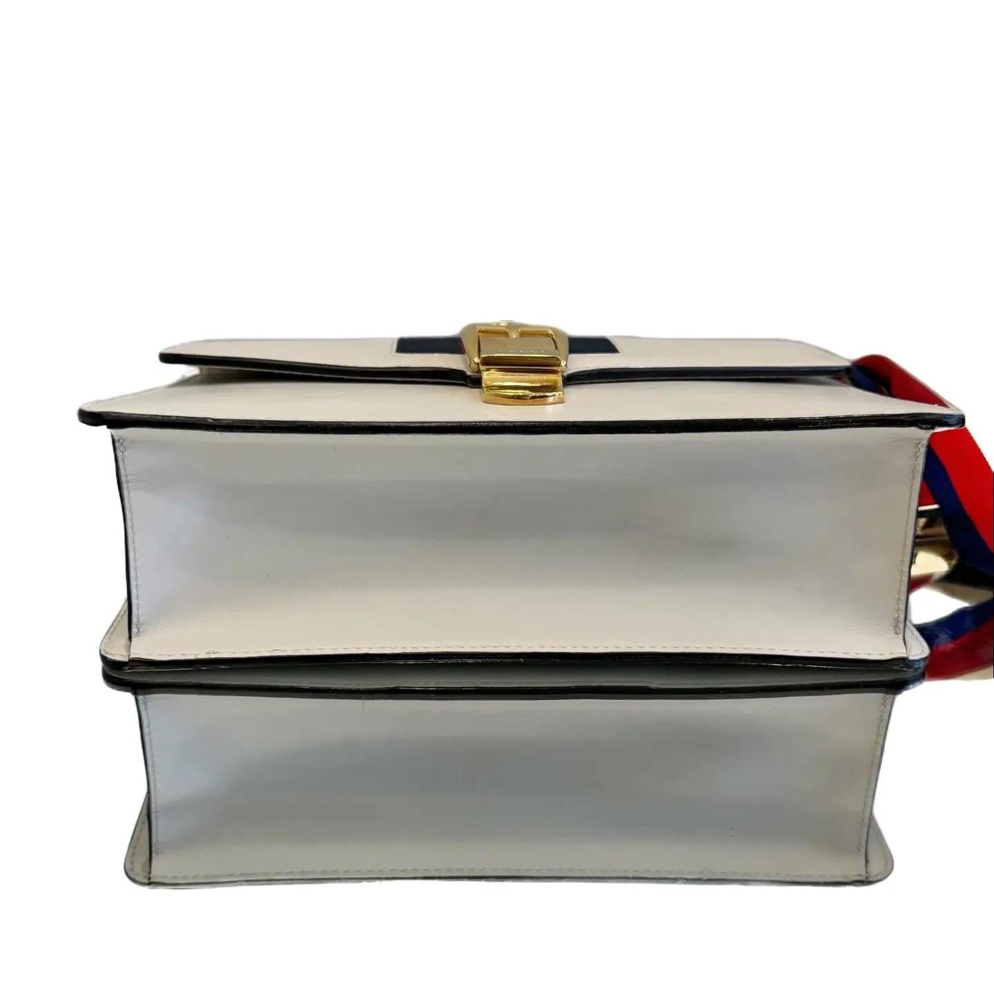 Gucci Sylvie Web Sylvie Small Neutrals Shoulder Bags