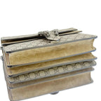 Gucci Beige GG Supreme and Suede Medium Dionysus Shoulder Bag