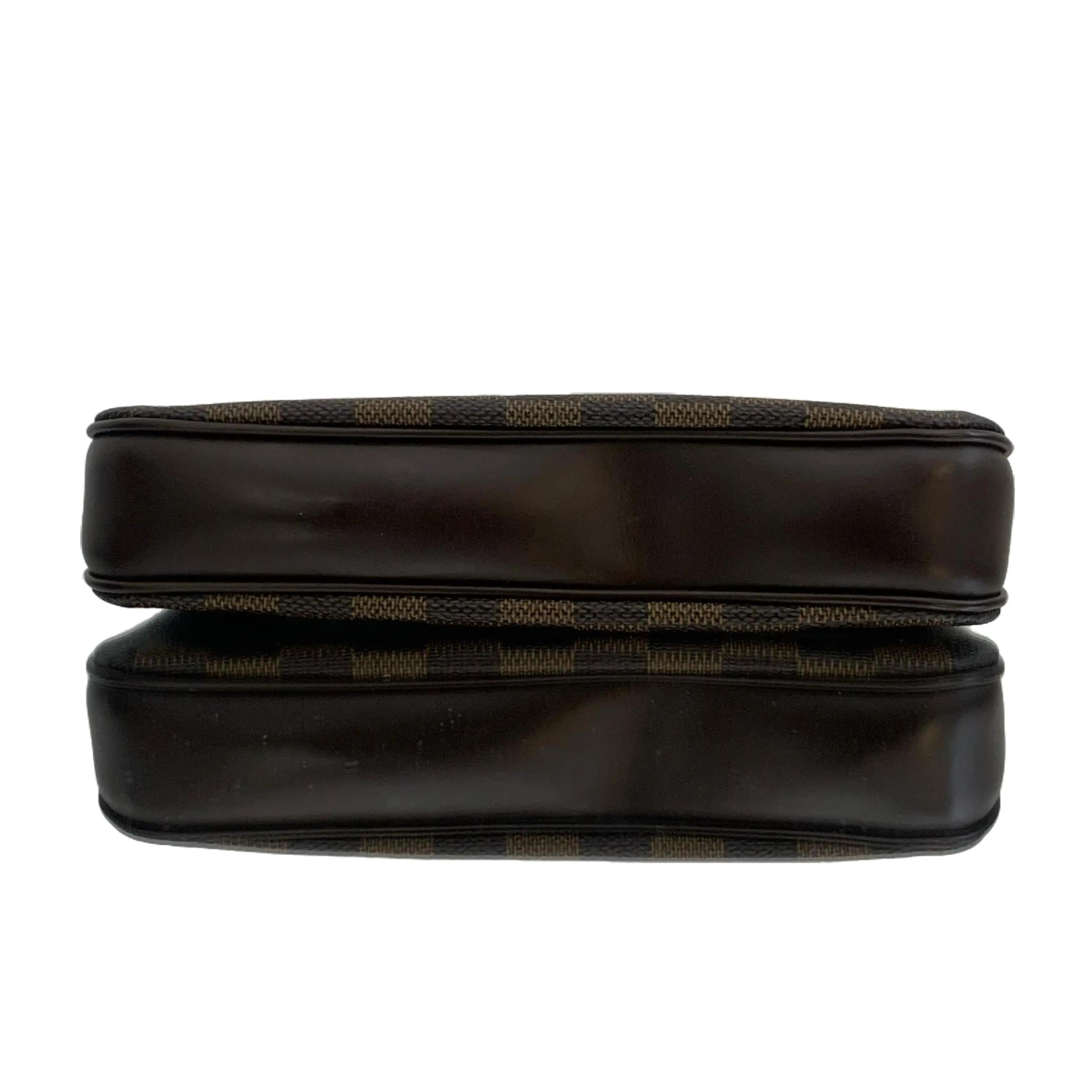 Louis Vuitton Navona Pochette Accessoires in Damier Ebene Canvas