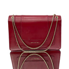 Bvlgari Medium Serpenti Forever Top&nbsp Chain Bag in Red